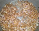A picture of step 4 of Badami chicken qorma.