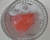 Foto langkah ke 4 dari resep Pudding Jeruk Es Kelapa Muda.