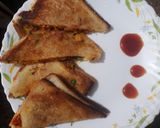 A picture of step 6 of Pizza Toast.