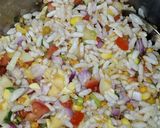 A picture of step 3 of Sweet corn bhel Chaat.