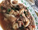 รูปขั้นตอนการทำที่ 6 ของ ผัดกระเพรารวมมิตร