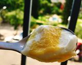 Hình bước làm 5 của món Panna cotta xoài
