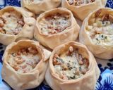 Foto del paso 3 de la receta: Canastitas de queso azul, apio y nuez 😋