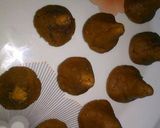 A picture of step 5 of Biscuits modak with tutifruti filling.