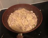 A picture of step 3 of Daikon sauce Chicken (pre 10m, cook 10min).