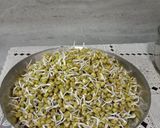 A picture of step 1 of #SM# Sprouted moong usal.