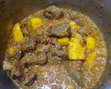 A picture of step 7 of Beef yakhni pulao biryani.