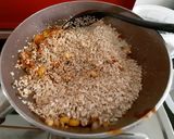 A picture of step 3 of Oats Veggie Poha.