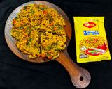 A picture of step 5 of Maggi Potato Omlette.