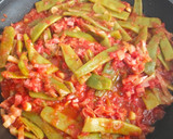 Foto del paso 4 de la receta: Judías verdes con tomate y jamón