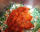 Foto del paso 1 de la receta: Alubias con verduras (y un poquito de chorizo para darle chispa)