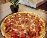 Foto langkah ke 7 dari resep Pizza empuk anti gagal.