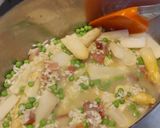 A picture of step 4 of Asparagus and pea risotto.