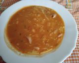 Foto del paso 20 de la receta: Alubias con calamar, gambas y almejas