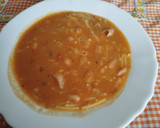 Foto del paso 20 de la receta: Alubias con calamar, gambas y almejas