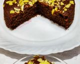 A picture of step 6 of Eggless, sugar-free atta cake.