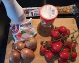 Une image de l'étape 1 de Tartelette tomate cerises.