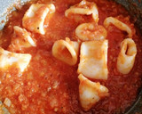 Foto del paso 8 de la receta: Tosta de calamares con sobrasada, pimientos y cebolla caramelizada