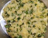 A picture of step 2 of Aloo Chop.
