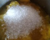 A picture of step 1 of Mango ice cream.
