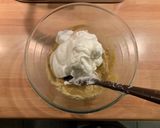 A picture of step 3 of Maccheroni Soufflé with Parmesan Fondue by Davide Scabin.
