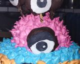 Foto del paso 10 de la receta: Torta monstruitos!! Para Isabella y Bianca!! Feliz día de la niñez!!❤️❤️❤️