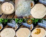 A picture of step 2 of Juicy, Cheesy, Delicious Chicken Enchiladas In Wheat Flour Tortillas.