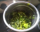 A picture of step 2 of #Green chutney.