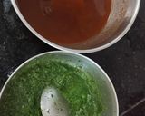 A picture of step 1 of American corn poori chat.