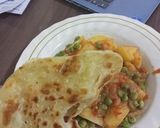 A picture of step 7 of Multi-layered chapatis.