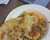 A picture of step 7 of Multi-layered chapatis.
