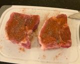 A picture of step 2 of Pork Chops and Scalloped Potatoes.