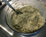 Une image de l'étape 11 de Aubergine italienne farcie au poulet haché et poivron vert.