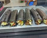 Foto langkah ke 9 dari resep Anabolic Vegan Kimbap |High Protein, Low Calorie, Sugar & Gluten Free.
