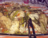 Foto del paso 8 de la receta: Pollo con verduras al horno
