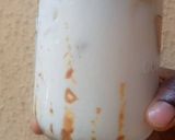 A picture of step 4 of Dalgona Coffee.