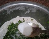 A picture of step 2 of Methi Paratha.