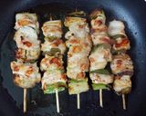 Hình bước làm 3 của món Yakitori