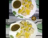 A picture of step 6 of Rice Fara or steamed Rice savoury gujiya.