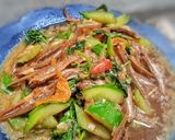 Foto langkah ke 4 dari resep 262. Tumis Timun Teri Kemangi.