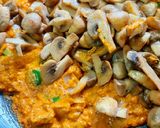 A picture of step 5 of Mushroom Butter Masala Curry / Mushroom Makhani.