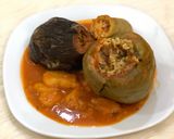 صورة لخطوة 4 من وصفة محشي خضار بطريقتي 🍆🥔🌶