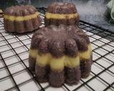 Foto langkah ke 9 dari resep Bolu Ketan Hitam Lapis Keju.