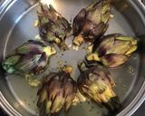 Une image de l'étape 6 de Artichauts violets gratinés au pecorino.