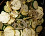 A picture of step 7 of Sauteed Dill Summer Squash.