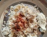 A picture of step 2 of Malai kofta in white gravy.