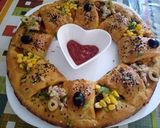 صورة لخطوة 1 من وصفة بيتزا دوار الشمس 💮