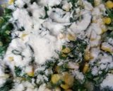 A picture of step 5 of Spinach Corn Sandwich.