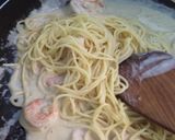 Hình bước làm 9 của món SPAGHETTI XỐT KEM TÔM