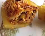 Foto del paso 4 de la receta: Patatas rellenas de ropa vieja gratinadas